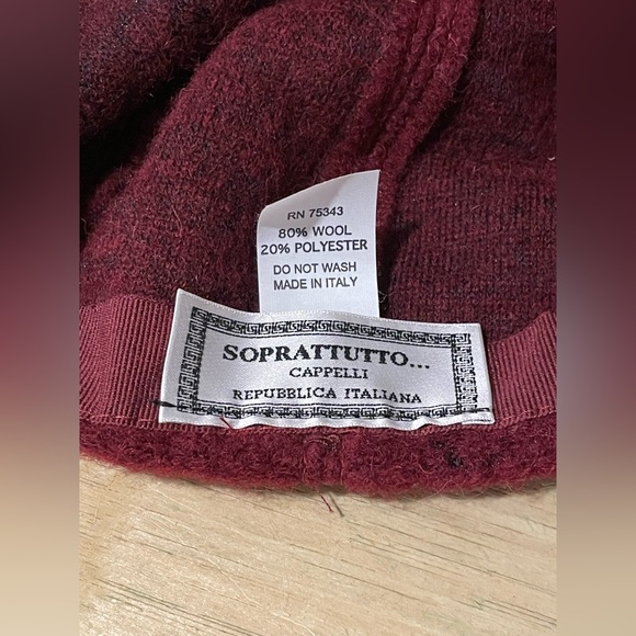 Italian Wool Cap Hat - Picture 2 of 4